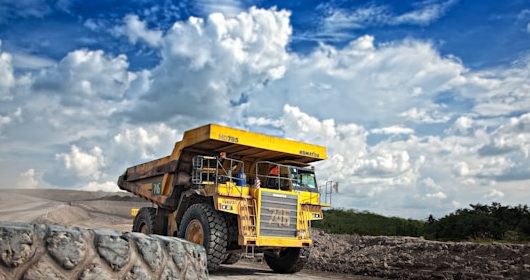 Mining truck for slider image